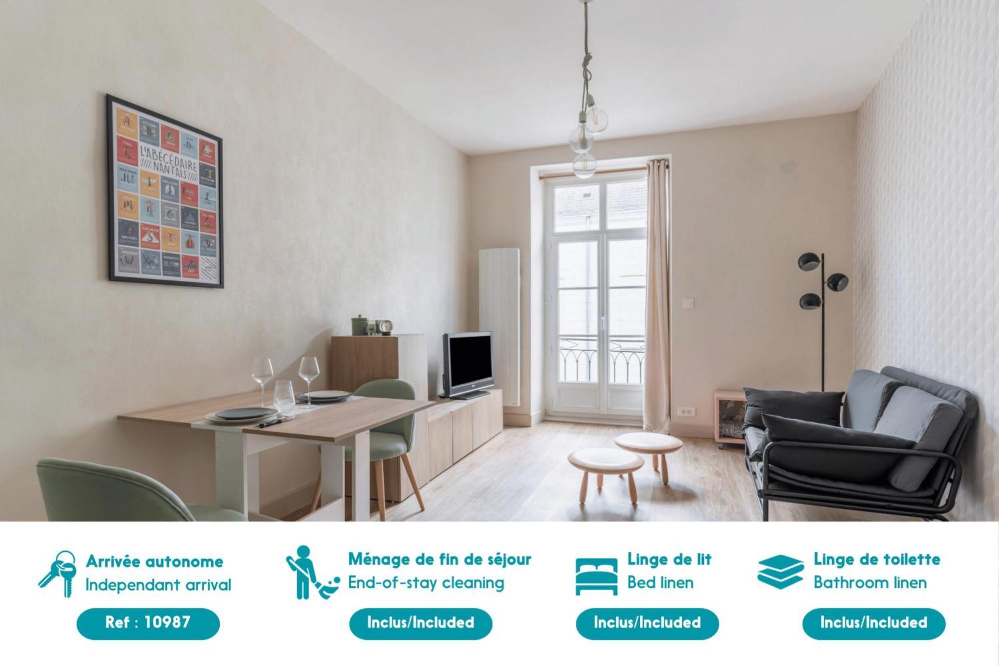 Appartement Confortable Au Coeur De Nantes Dış mekan fotoğraf